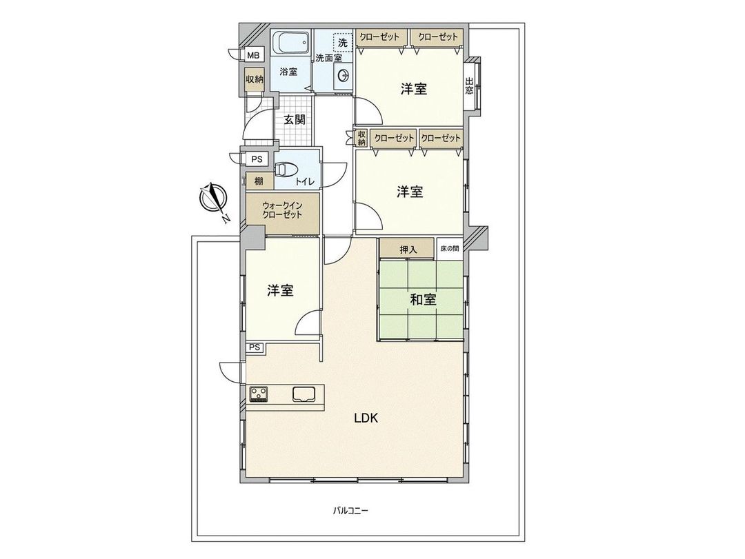 4LDK Apartment for Sale in Imajuku Aoki, Fukuoka City - Thumbnail 3