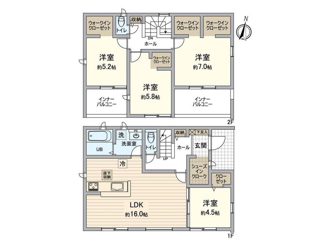 New 4LDK House in Kounan City, Aichi Prefecture - Thumbnail 3