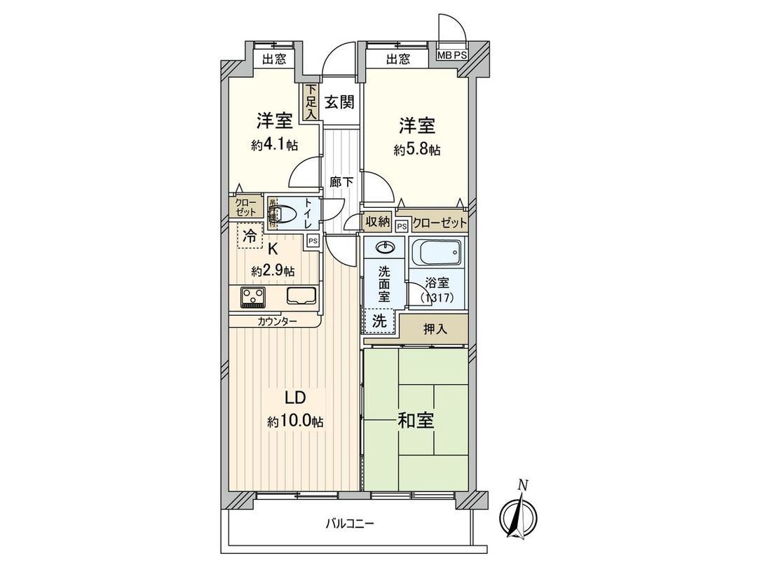 3LDK Apartment for Sale in Itabashi, Tokyo - 61.86 sqm - Thumbnail 3