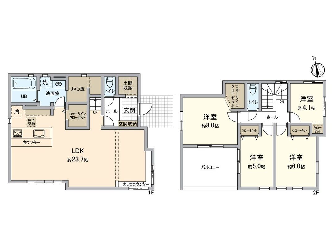 New 4LDK House for Sale in Tokorozawa, Saitama - 2026 Completion - Thumbnail 3