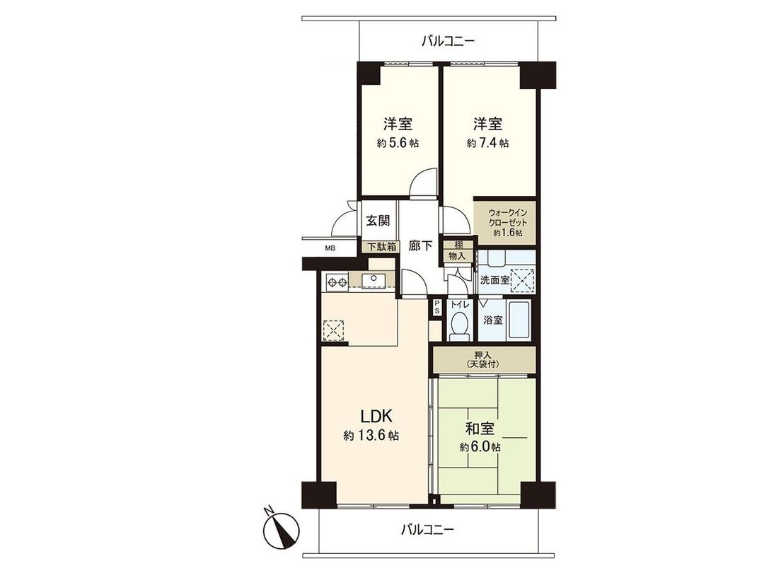 3LDK Apartment for Sale in Totsuka-ku, Yokohama - Thumbnail 3