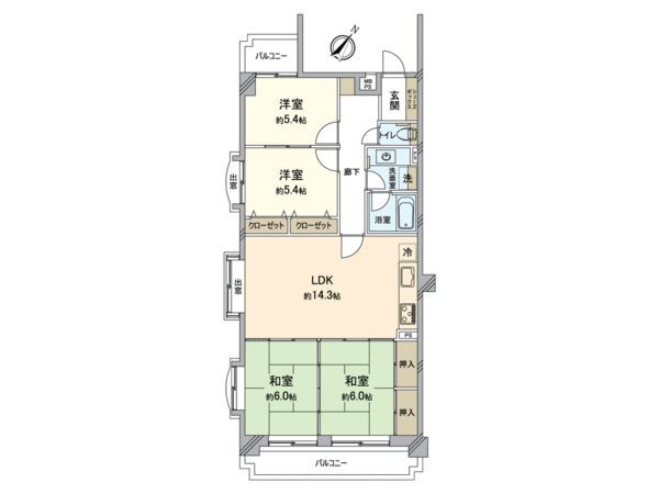 Renovated 4LDK Apartment in Minami Ward, Fukuoka – 81.9m² - Thumbnail 3