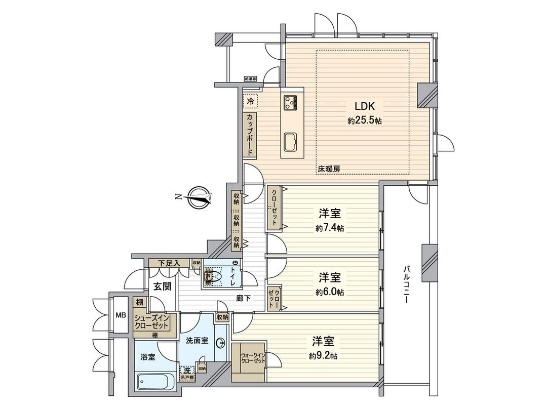 Laurel Tower Sanctus Umeda 3LDK Renovated Apartment for Sale - Thumbnail 3