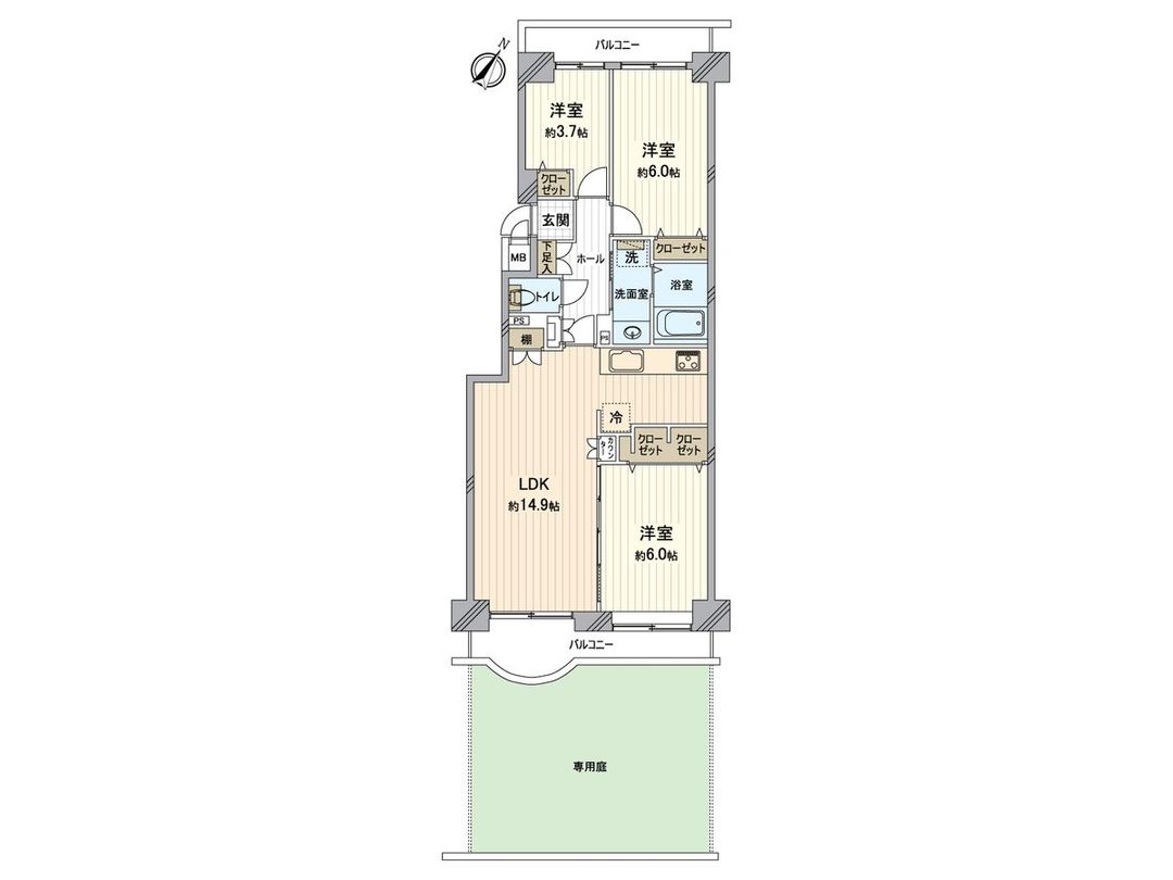 Renovated 3LDK Apartment with Private Garden in Kanazawa Hakkei - Thumbnail 3
