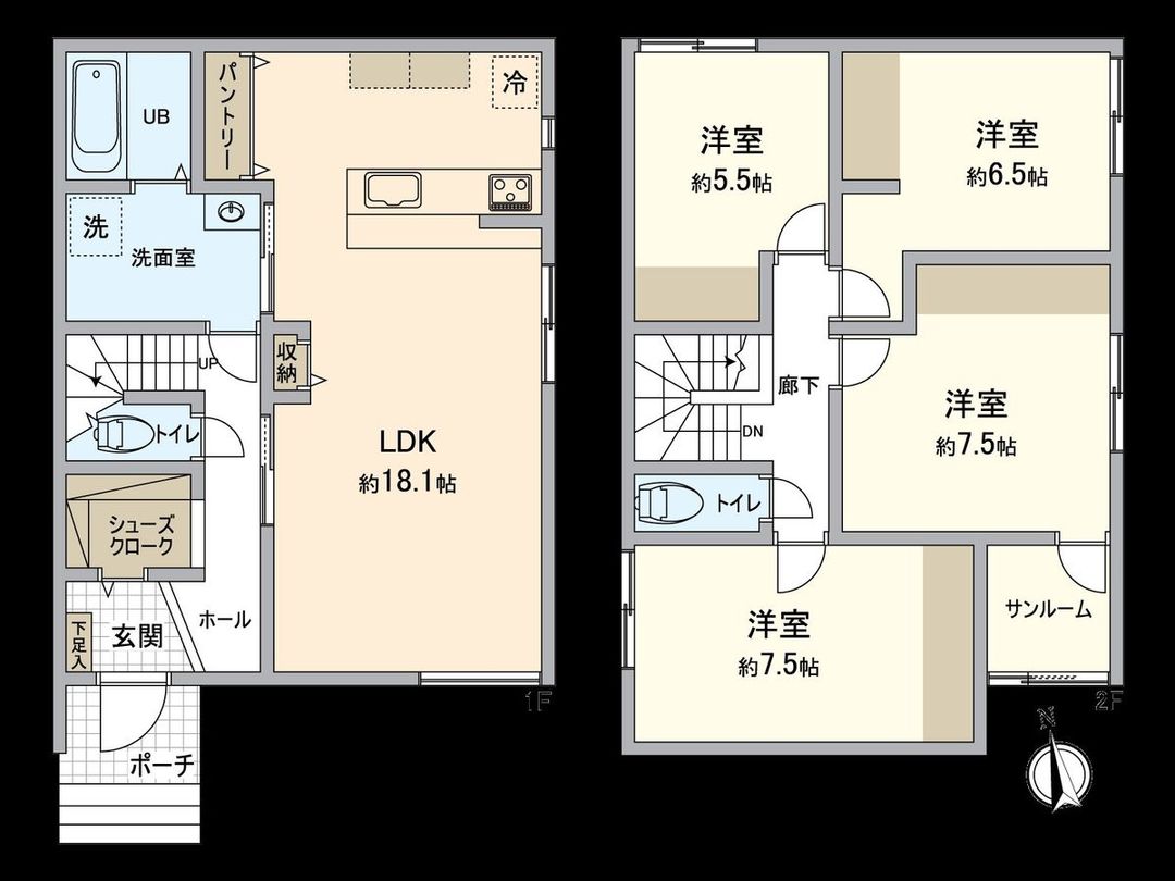 New 4LDK All-Electric House in Okayama City, Shigokami - Thumbnail 3