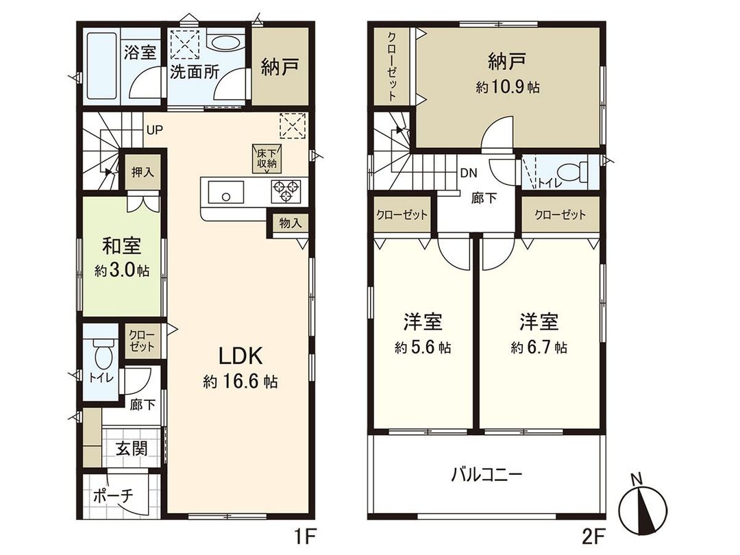 2022 Built 3SLDK House in Sendai's Kasugame | 122.86 sqm Land - Thumbnail 3