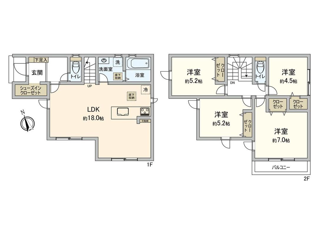 New 4LDK House in Nagayoshi, Nishio City, Aichi Prefecture - Thumbnail 3