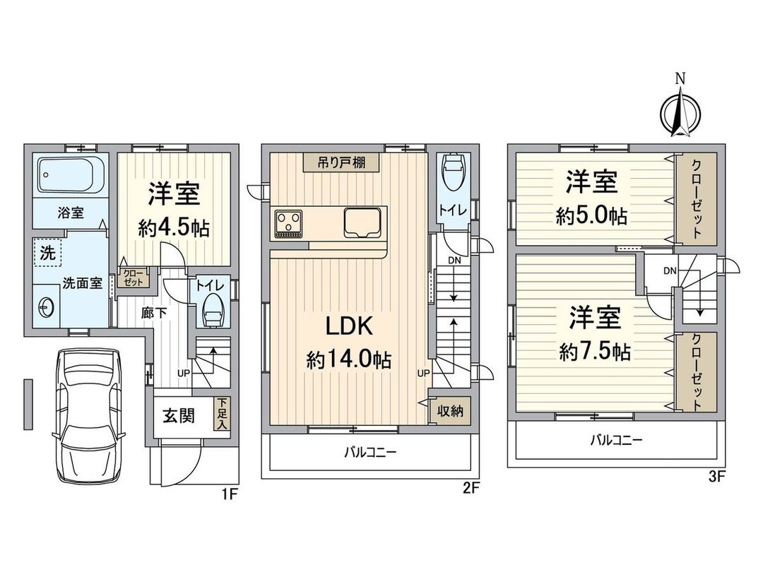 3LDK House for Sale in Nishiyodogawa-ku, Osaka - Thumbnail 3
