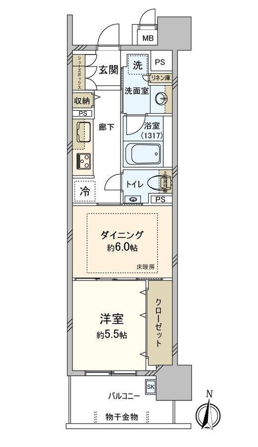 1DK Apartment for Sale in Hakata Ward, Fukuoka - 40.86 sqm - Thumbnail 3