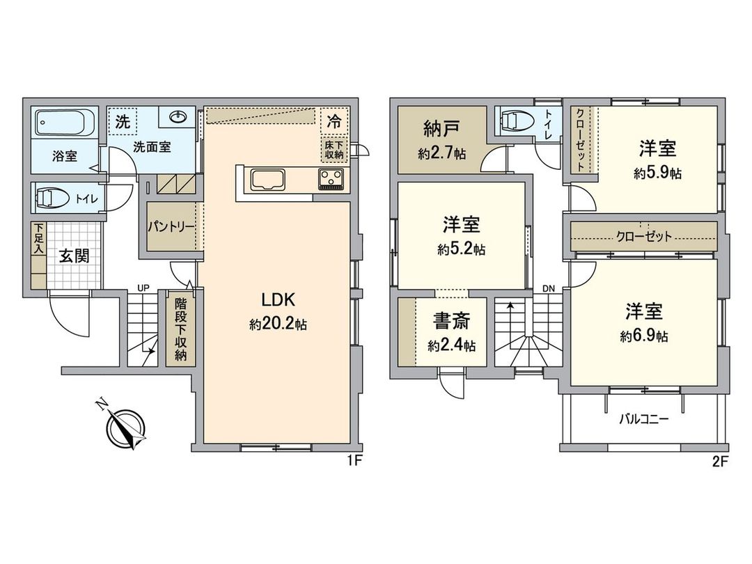 New 3LDK House for Sale in Asahigaoka, Chiba City - Thumbnail 3
