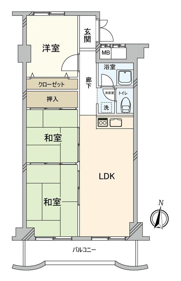 3LDK Apartment in Ibaraki, Osaka - 55.86 sqm - Thumbnail 3