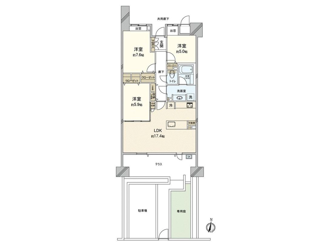 Renovated 3LDK Apartment in Sawara-ku, Fukuoka - Thumbnail 3