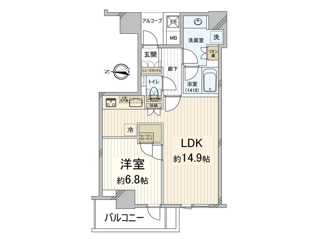 1LDK in Sieria Tower Senri Central, Toyonaka - 52-Story Tower - Thumbnail 3