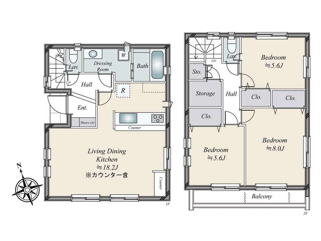 New Build 3LDK House in Kawaguchi, Saitama - Near Hatogaya Station - Thumbnail 2