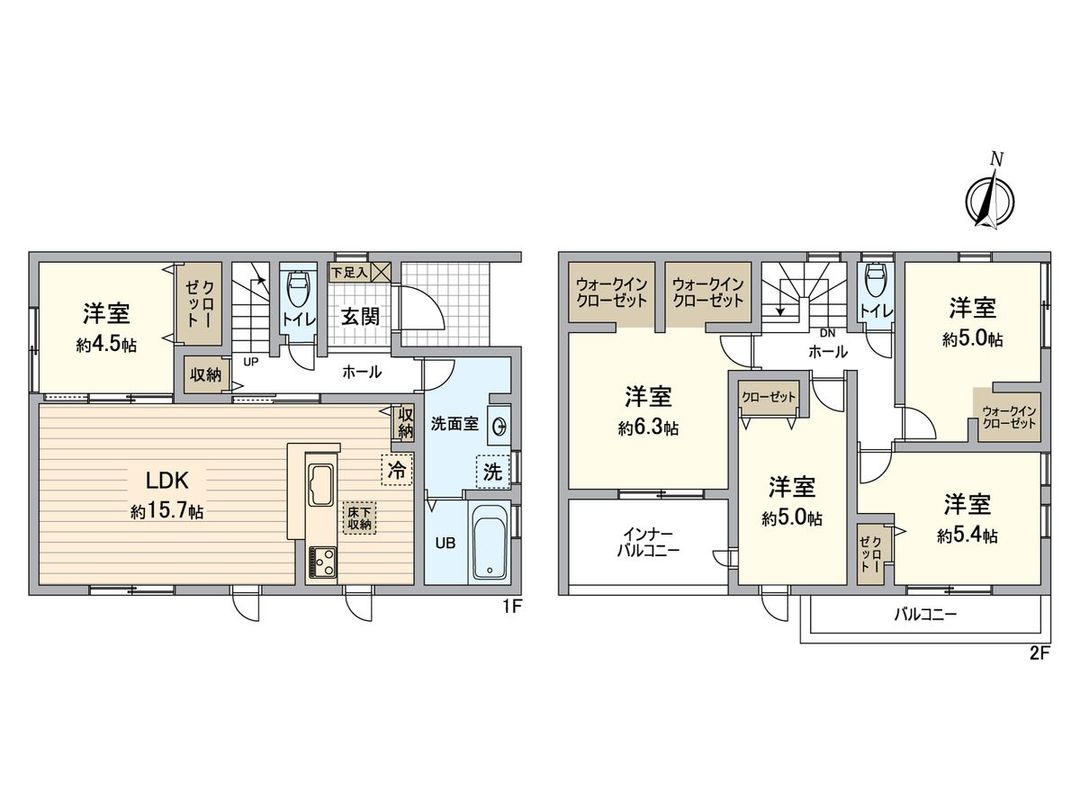 New 5LDK House in Kounan City, Aichi - 2026 Completion - Thumbnail 3