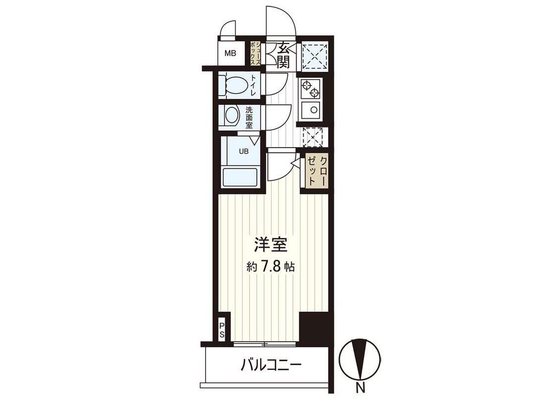 Samty Esaka Legaro 1K Apartment for Sale in Suita, Osaka - Thumbnail 3