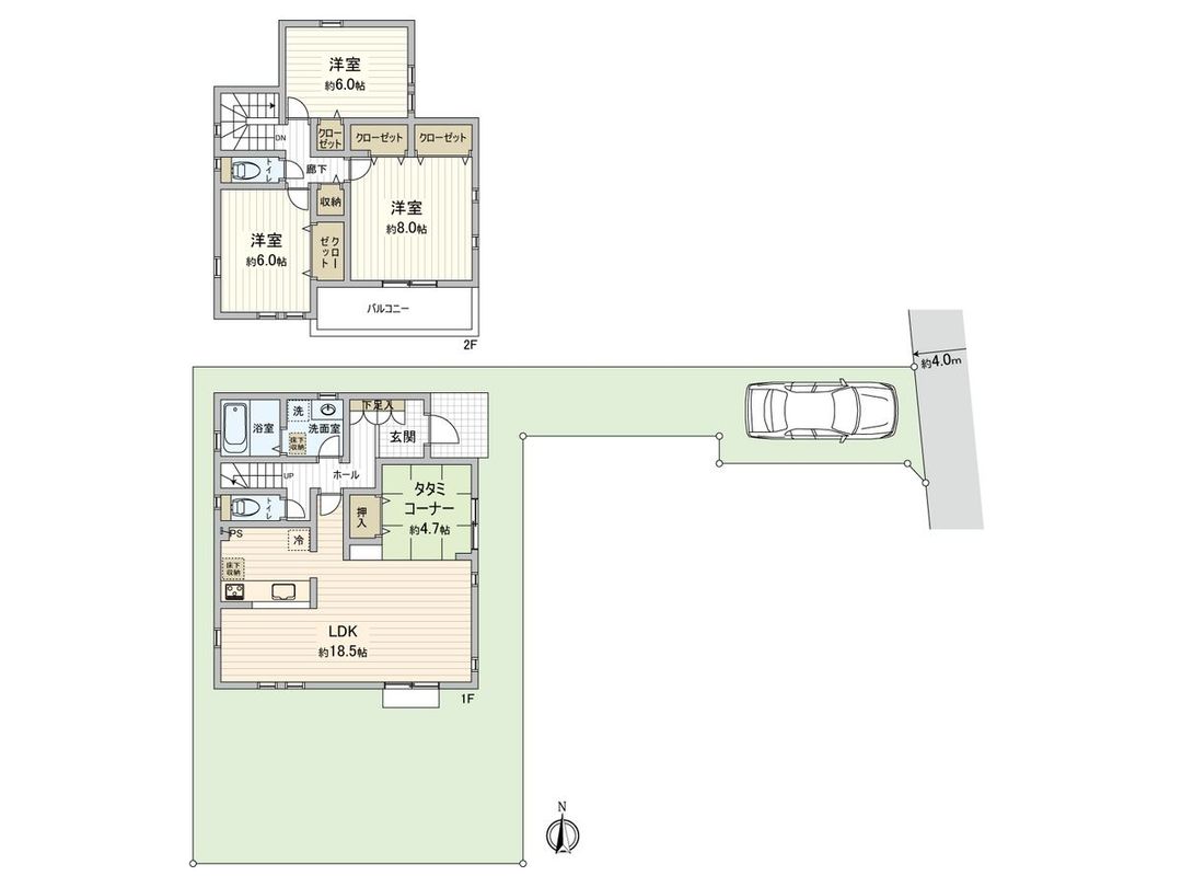 New 3LDK House in Kamishirane, Asahi-ku, Yokohama - Thumbnail 3