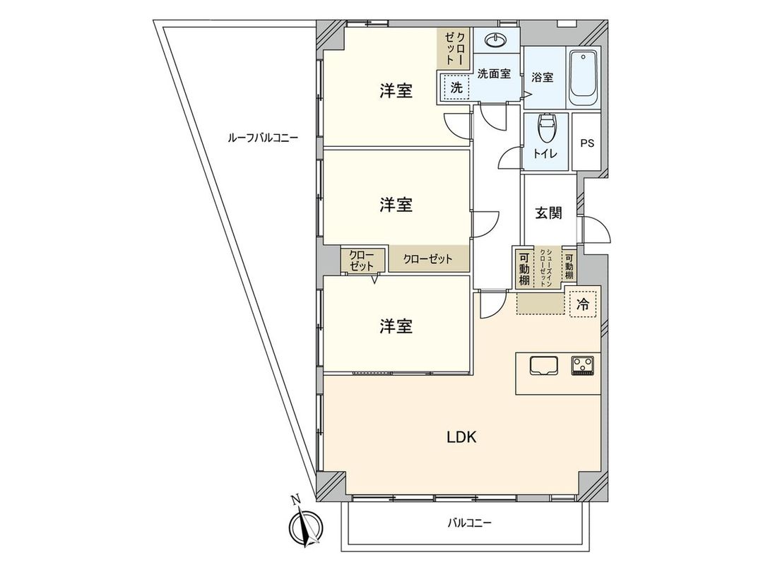 Kaya Asagaya Mansion 3LDK Apartment for Sale in Suginami - Thumbnail 3