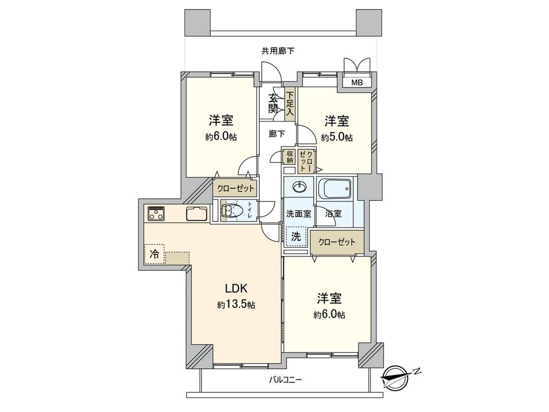 Gran Tore Hashimoto 3LDK Apartment for Sale in Sagamihara - Thumbnail 3