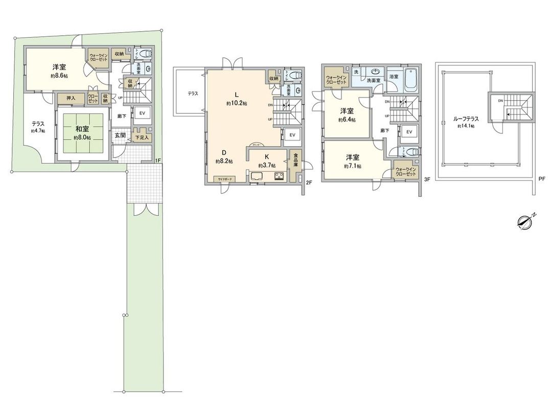 4LDK Detached House in Itabashi, Tokyo with Home Elevator - Thumbnail 3