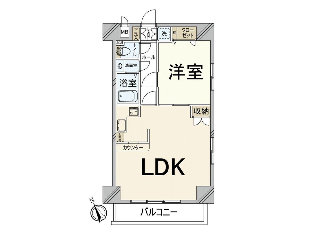 1LDK Apartment for Sale in Hakata Ward, Fukuoka City - Thumbnail 2