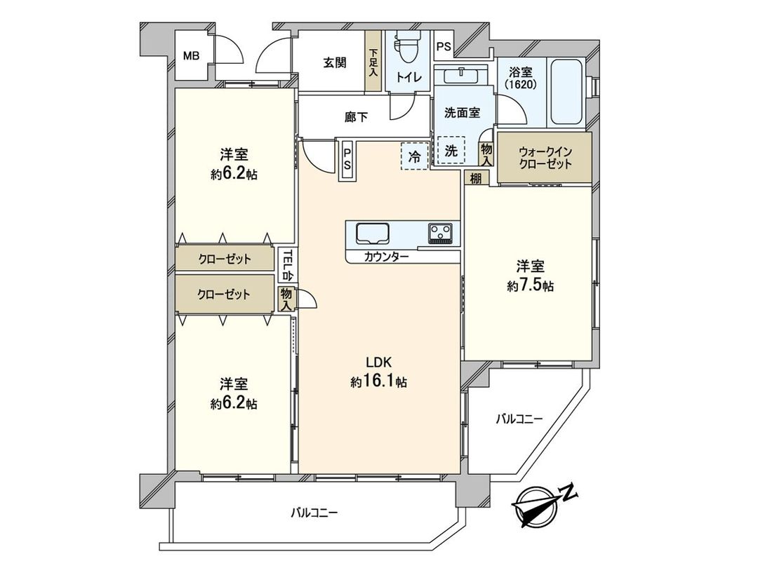 Renovated 3LDK Apartment 84.59m² Near Inada Station Kawasaki - Thumbnail 3