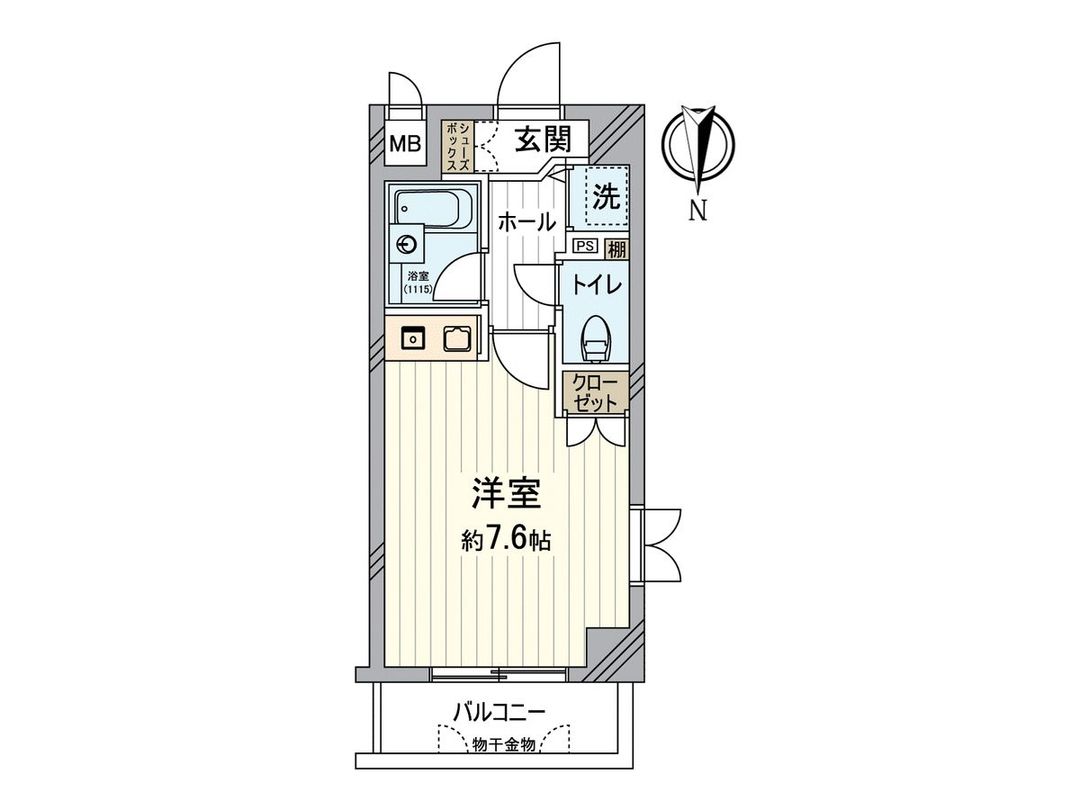 1K Apartment for Sale in Kyomachi, Okayama City - Thumbnail 3