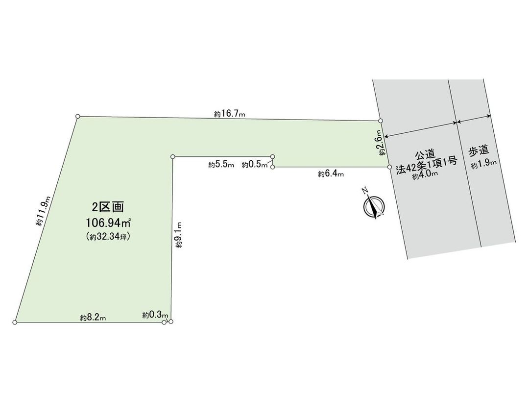 106.94 sqm Building Plot for Sale in Komae, Tokyo - Thumbnail 3
