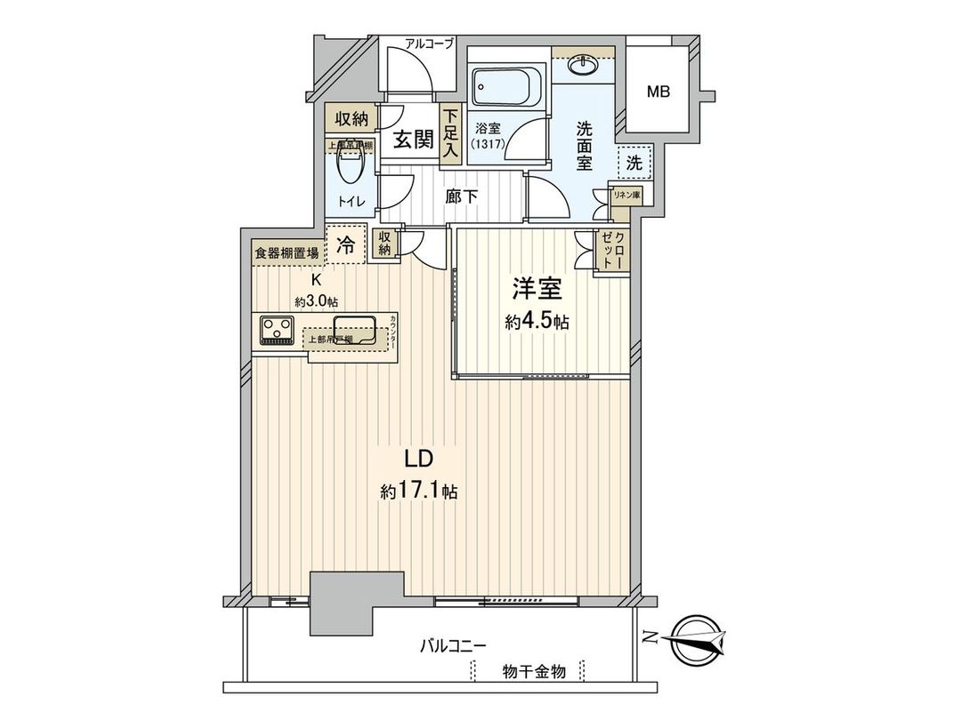 1LDK Apartment for Sale in Nishi-ku, Osaka - Thumbnail 2