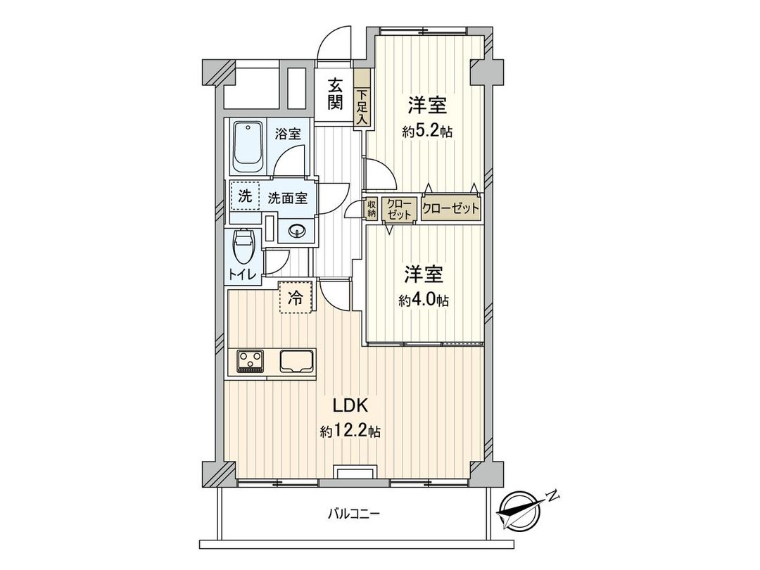 Renovated 2LDK Apartment for Sale in Yokohama's Kohoku Ward - Thumbnail 3