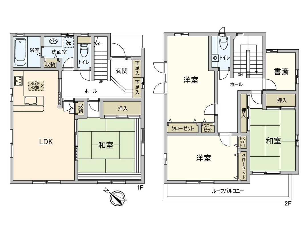4LDK Family House in Funabashi, Chiba - 139.54㎡ with Garden - Thumbnail 3