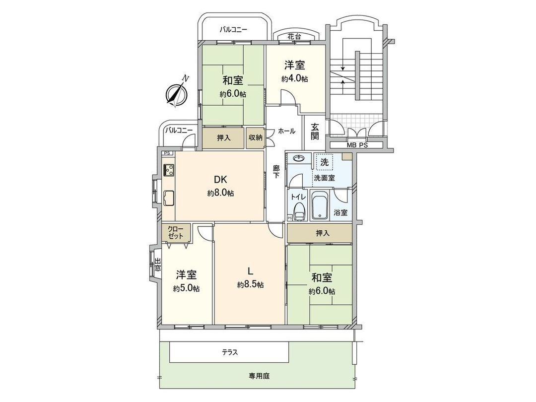 4LDK Apartment for Sale in Isogo, Yokohama - 89.46m² - Thumbnail 3