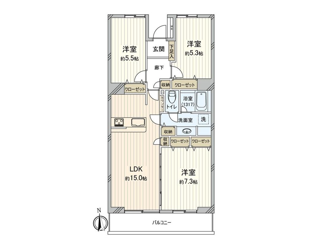 Renovated 3LDK Apartment Near Sagamiono Station, Kanagawa - Thumbnail 3