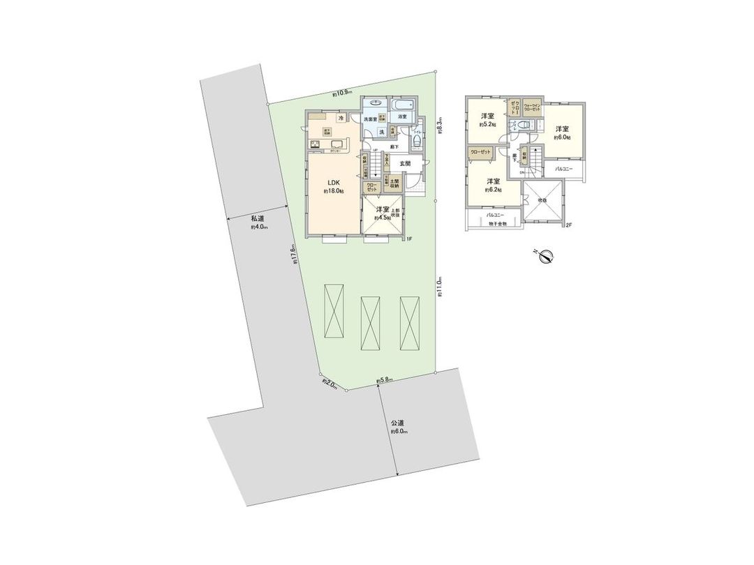 New 4LDK House in Shirooka, Saitama - 2026 Completion - Thumbnail 3