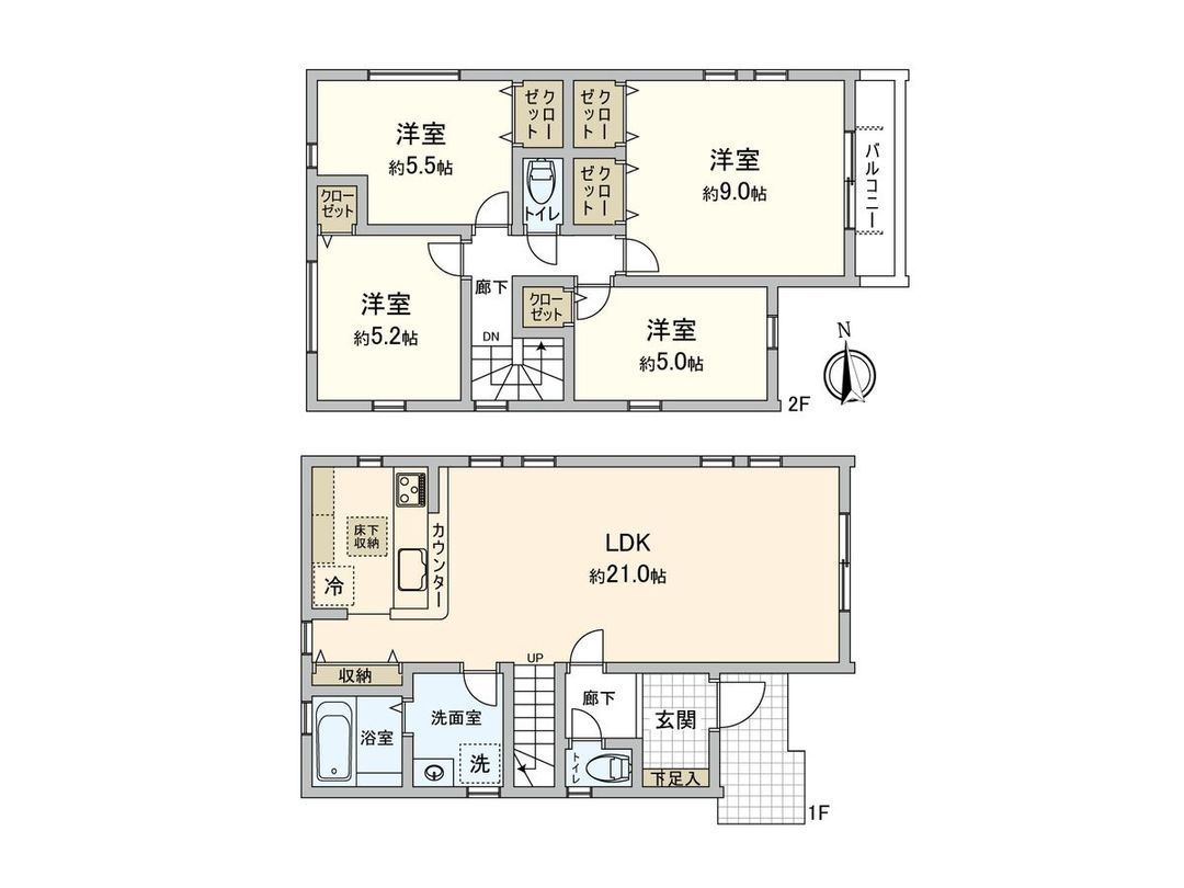 New 4LDK House for Sale in Atsugi Minami-cho, Kanagawa - Thumbnail 3