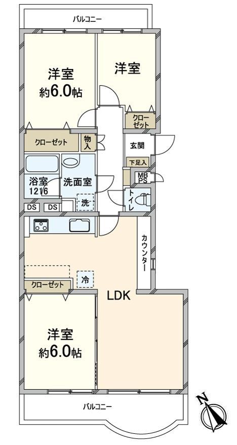 Renovated 3LDK Apartment for Sale in Suita, Osaka - Maison Senrioka - Thumbnail 3