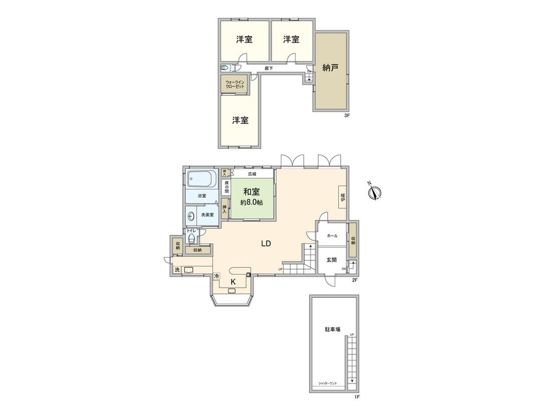 4SLDK Detached House for Sale in Nagasumi, Fukuoka - Thumbnail 3