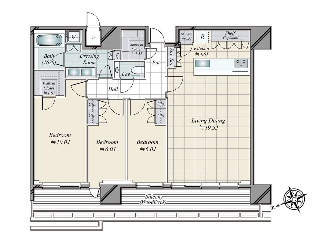 New 3LDK Apartment in Minato, Tokyo - LIVIO TOWER SHINAGAWA - Thumbnail 2