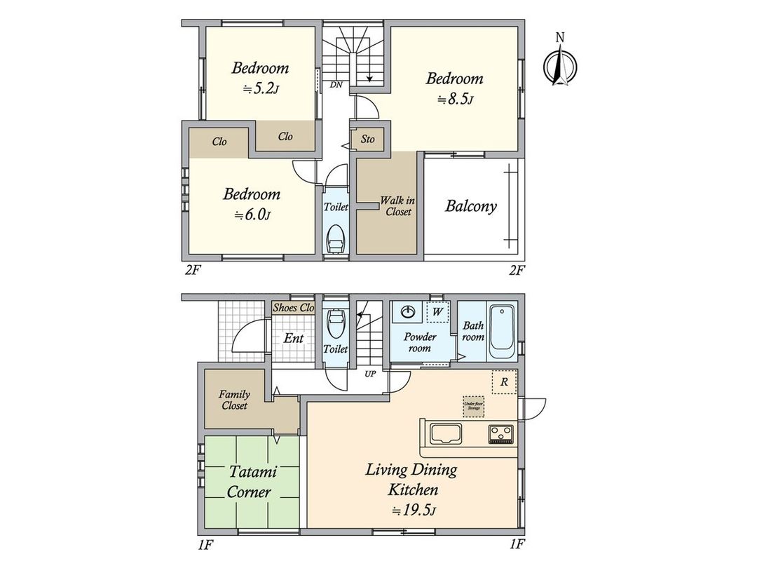 New 3LDK House in Ama City, Aichi - 98.83 sqm, 155.99 sqm Land - Thumbnail 3