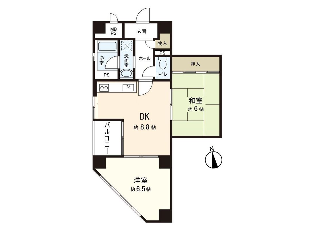 2DK Apartment for Sale in Chuo Ward, Osaka Near Temmabashi Station - Thumbnail 3