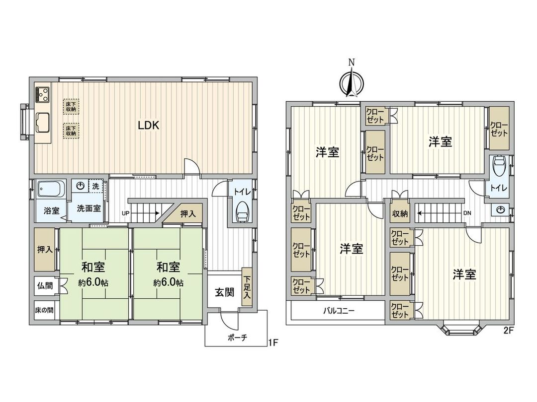 6LDK Detached House for Sale in Aisai City, Aichi - Thumbnail 2