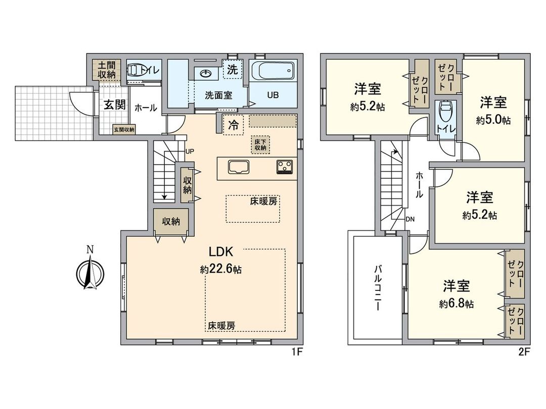 New 4LDK House in Kanazawa-ku, Yokohama - 105.78m² - Thumbnail 3