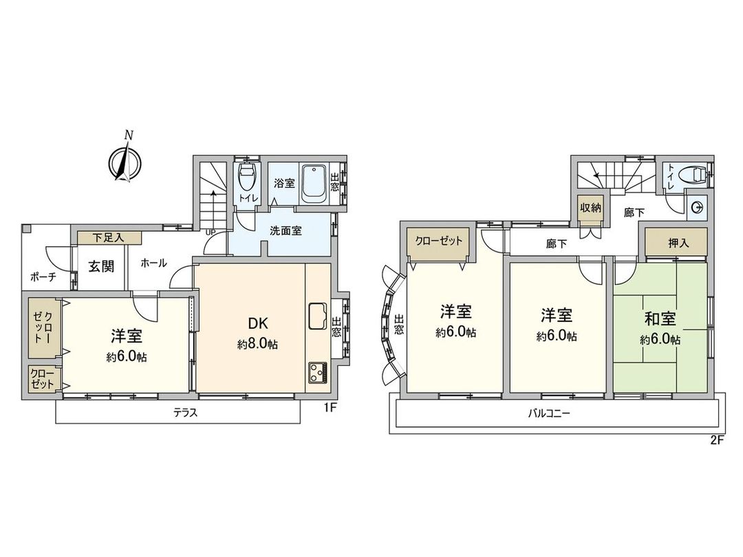 4DK Detached House for Sale in Kodaira, Tokyo - Thumbnail 3