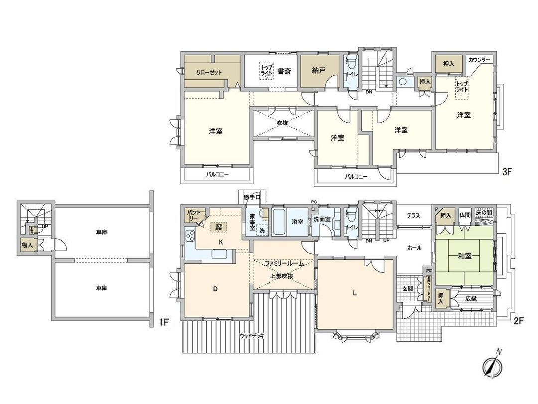 5LDK House for Sale in Tempaku, Nagoya | 242.57 sqm - Thumbnail 3