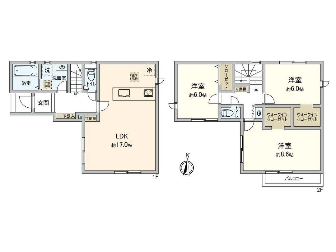 New 3LDK House for Sale in Anjo City, Aichi - Thumbnail 3