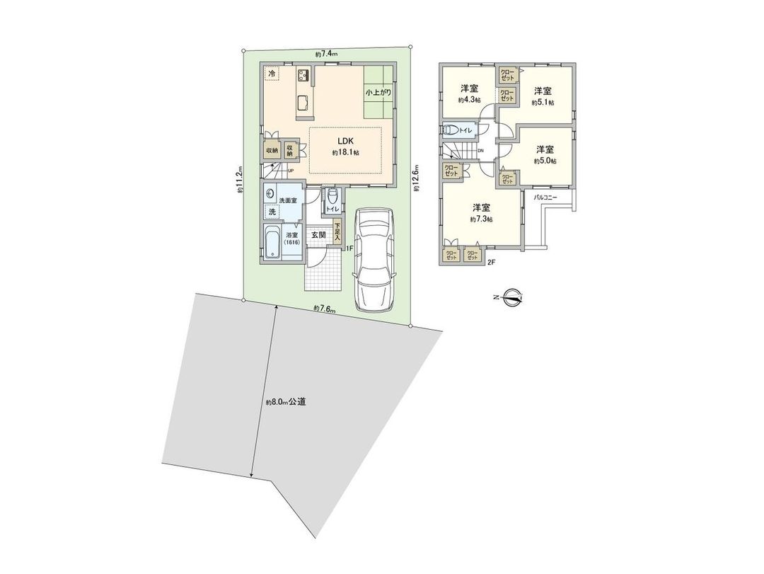 New 4LDK House in Turo, Saitama - 2026 Completion - Thumbnail 3