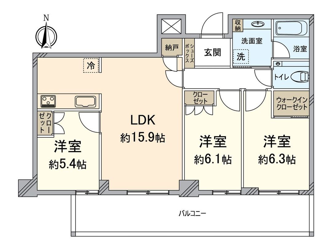 Grand Maison Shin-Umeda Tower 3LDK Apartment for Sale in Osaka - Thumbnail 3
