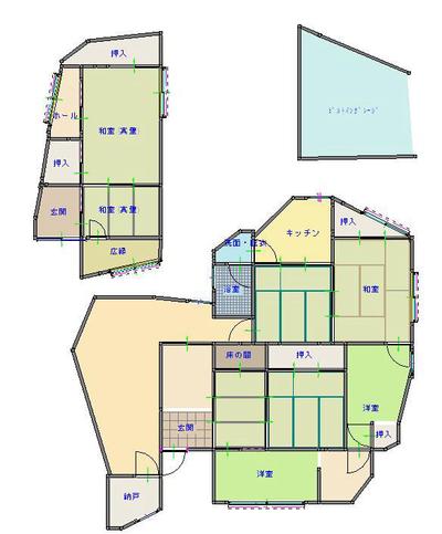 Traditional 6K House with Garage in Shimoichi - 1.5M Yen — Image 4, Shimoichi, Nara