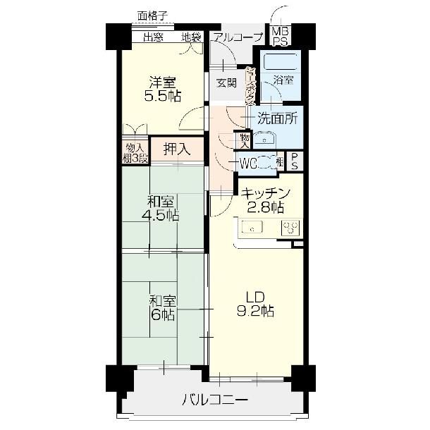 3LDK Income Apartment for Sale in Fukuyama, Hiroshima - Thumbnail 2