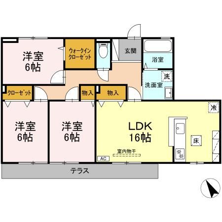 3LDK Apartment for Rent in Fukuyama, Hiroshima - 82.95 sqm - Thumbnail 4